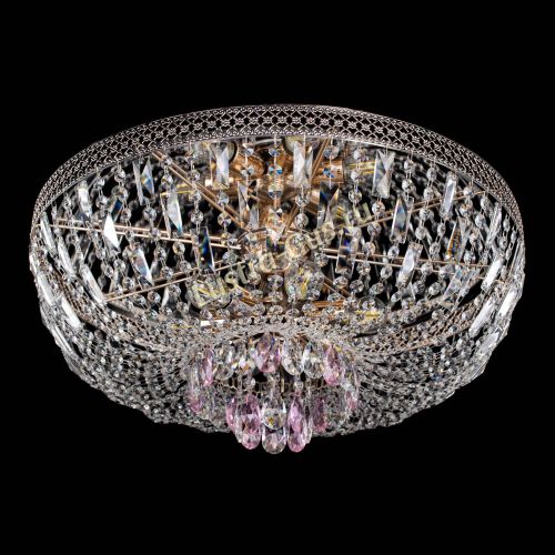 Люстра Венеция Астра №6 розовая в Химках Гусь Хрустальный