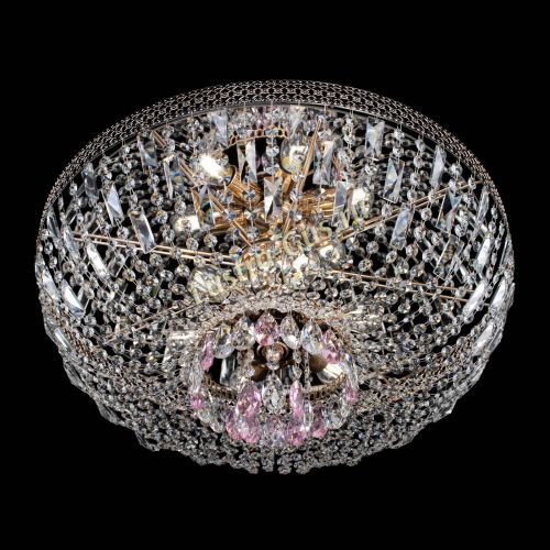 Люстра Венеция Астра №6 розовая в Химках Гусь Хрустальный
