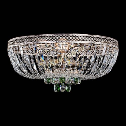 Люстра Венеция Астра №6 зеленая в Химках Гусь Хрустальный