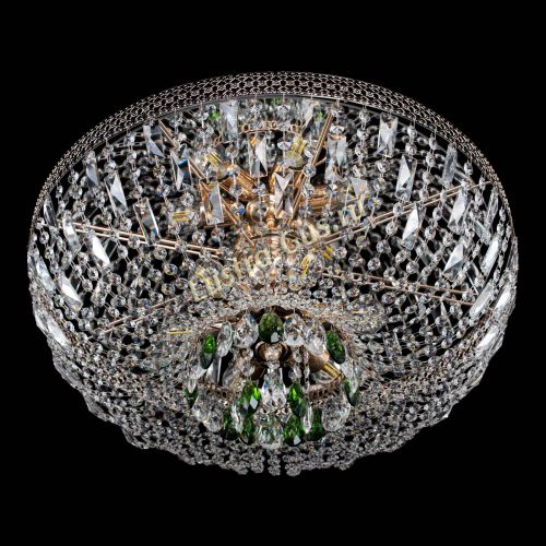 Люстра Венеция Астра №6 зеленая в Химках Гусь Хрустальный