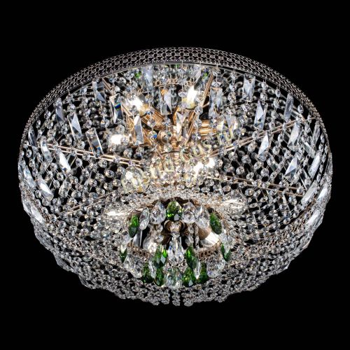 Люстра Венеция Астра №6 зеленая в Химках Гусь Хрустальный