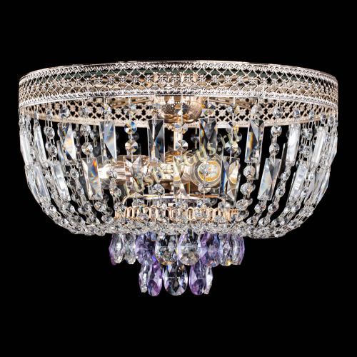 Люстра Венеция Астра №3 фиолетовая в Химках Гусь Хрустальный