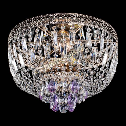 Люстра Венеция Астра №3 фиолетовая в Химках Гусь Хрустальный