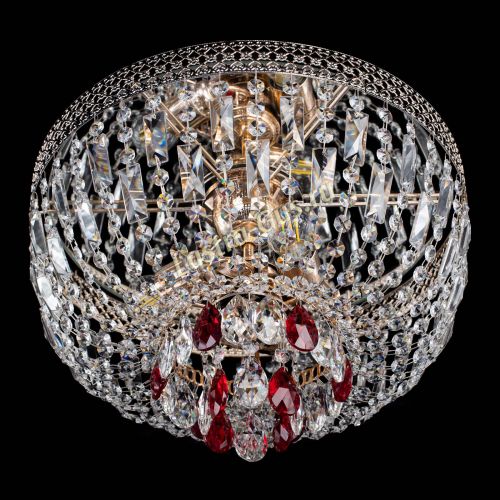 Люстра Венеция Астра №3 красная в Химках Гусь Хрустальный