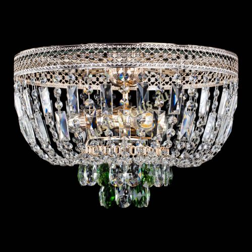 Люстра Венеция Астра №3 зеленая в Химках Гусь Хрустальный