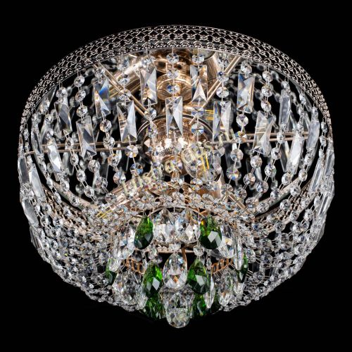 Люстра Венеция Астра №3 зеленая в Химках Гусь Хрустальный