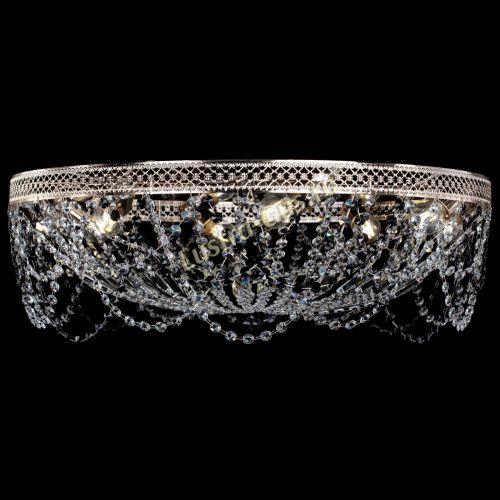 Люстра Венеция Ажур черная в Химках Гусь Хрустальный