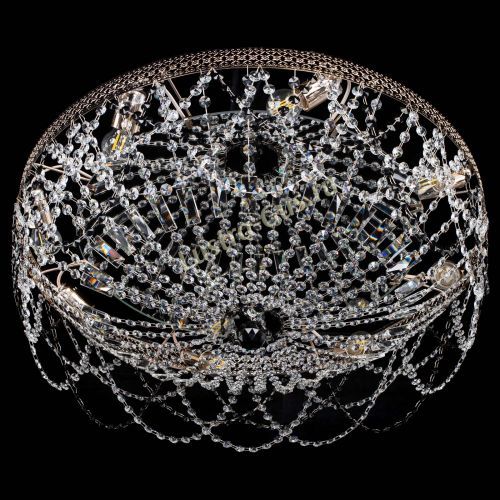 Люстра Венеция Ажур черная в Химках Гусь Хрустальный