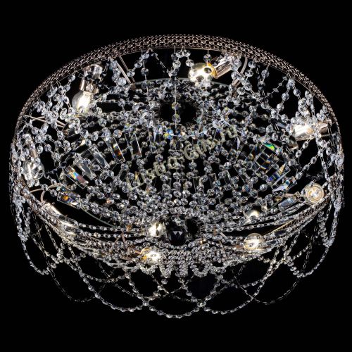 Люстра Венеция Ажур черная в Химках Гусь Хрустальный