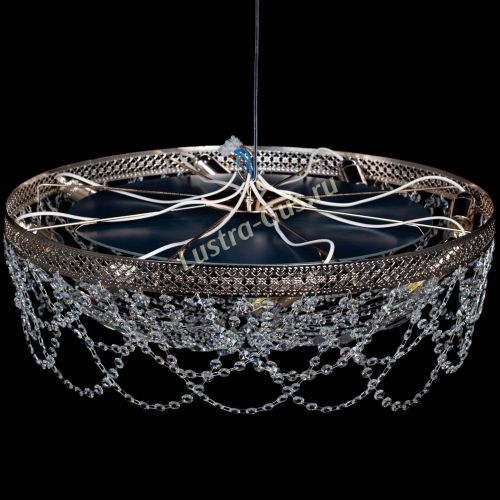 Люстра Венеция Ажур розовая в Химках Гусь Хрустальный