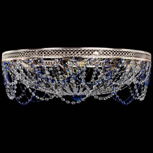 Люстра Венеция Ажур синяя в Химках Гусь Хрустальный