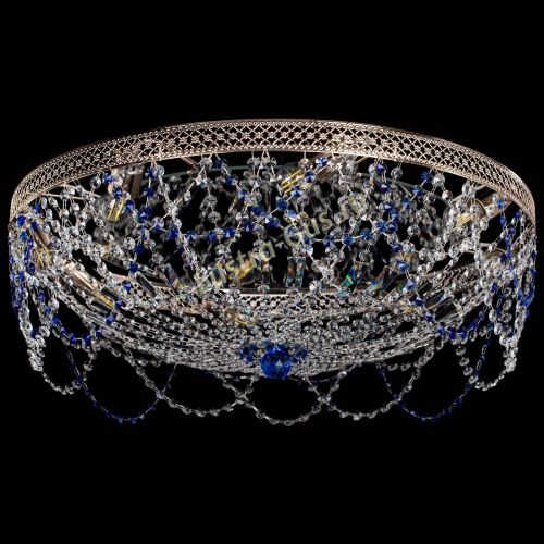Люстра Венеция Ажур синяя в Химках Гусь Хрустальный