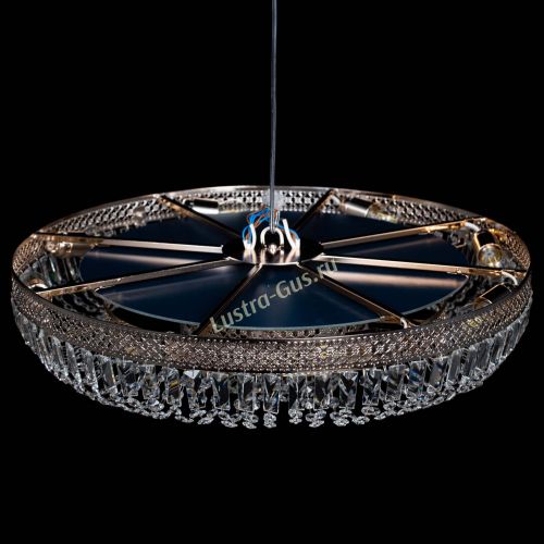 Люстра Венеция двойное кольцо №8 в Химках Гусь Хрустальный