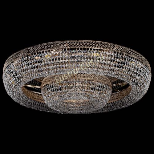 Люстра Венеция двойное кольцо №10 в Химках Гусь Хрустальный