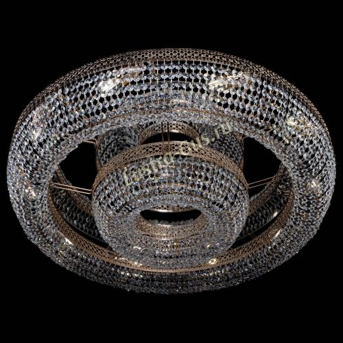 Люстра Венеция двойное кольцо №10 в Химках Гусь Хрустальный