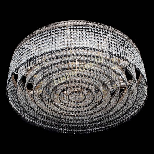 Люстра Венеция Капель №10 оптикон черная в Химках Гусь Хрустальный