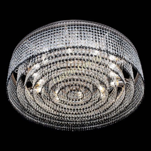 Люстра Венеция Капель №10 оптикон черная в Химках Гусь Хрустальный