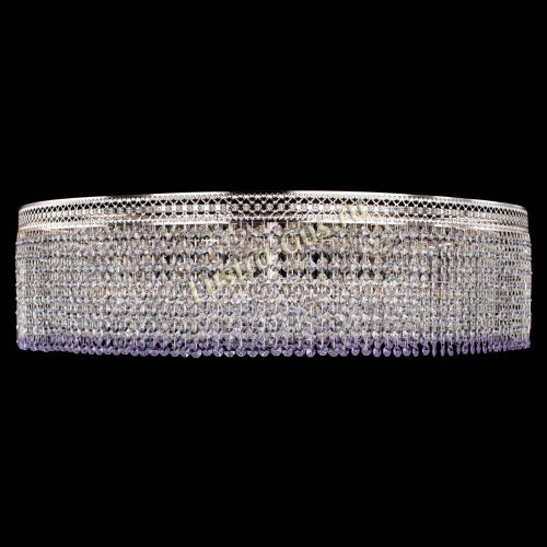 Люстра Венеция Капель №10 оптикон фиолетовая в Химках Гусь Хрустальный