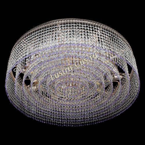 Люстра Венеция Капель №10 оптикон фиолетовая в Химках Гусь Хрустальный