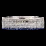 Люстра Венеция Капель №10 оптикон синяя в Химках