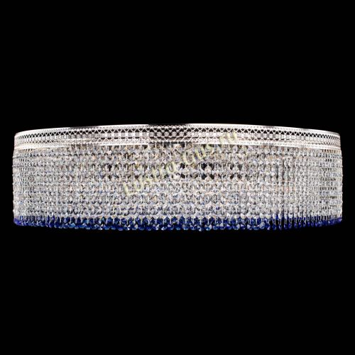 Люстра Венеция Капель №10 оптикон синяя в Химках Гусь Хрустальный