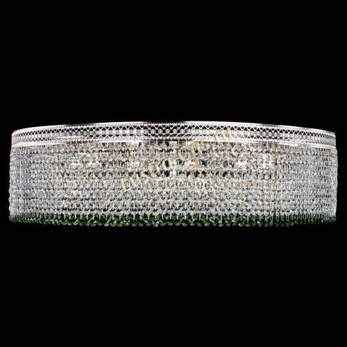 Люстра Венеция Капель №10 оптикон зеленая в Химках Гусь Хрустальный