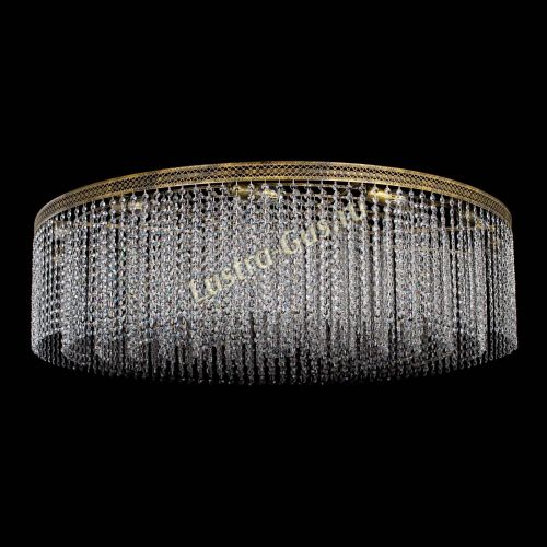 Люстра Венеция капель №12 под бронзу в Химках Гусь Хрустальный