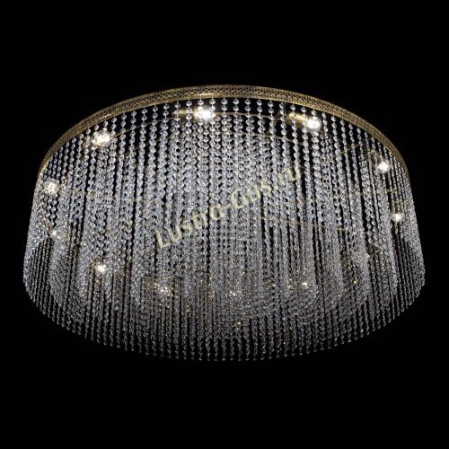 Люстра Венеция капель №12 под бронзу в Химках Гусь Хрустальный