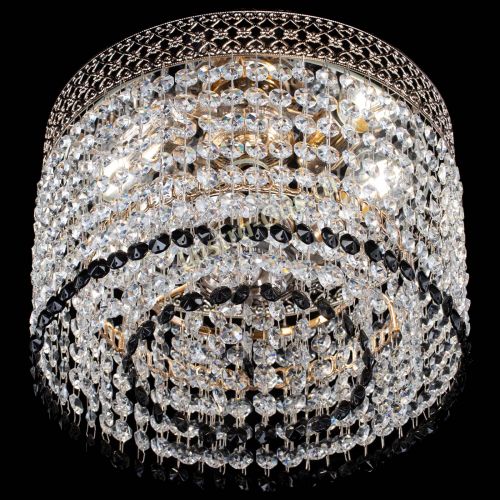 Люстра Венеция Капель №2 черная в Химках Гусь Хрустальный