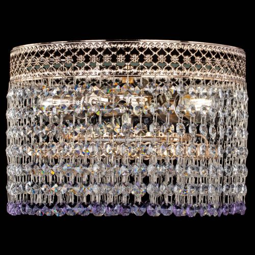 Люстра Венеция Капель №2 фиолетовая в Химках Гусь Хрустальный