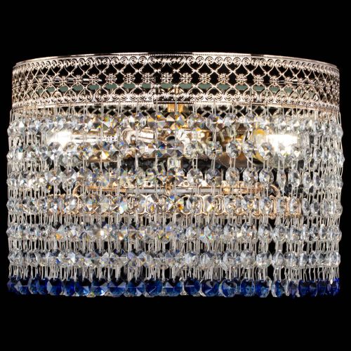 Люстра Венеция Капель №2 синяя в Химках Гусь Хрустальный