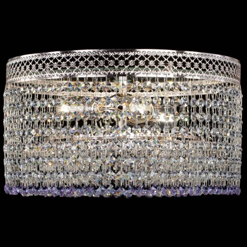 Люстра Венеция Капель №3 фиолетовая в Химках Гусь Хрустальный