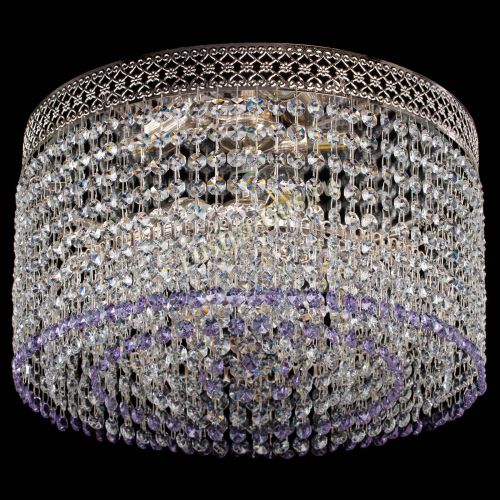 Люстра Венеция Капель №3 фиолетовая в Химках Гусь Хрустальный