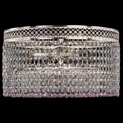 Люстра Венеция Капель №3 розовая в Химках Гусь Хрустальный