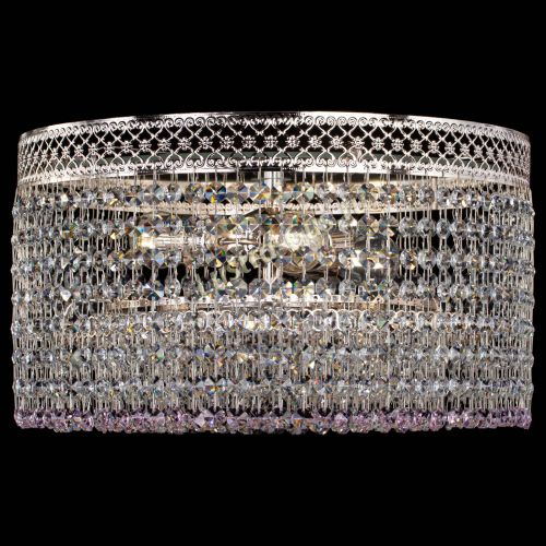 Люстра Венеция Капель №3 розовая в Химках Гусь Хрустальный