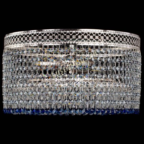 Люстра Венеция Капель №3 синяя в Химках Гусь Хрустальный