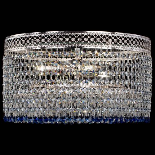 Люстра Венеция Капель №3 синяя в Химках Гусь Хрустальный