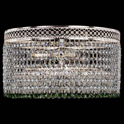 Люстра Венеция Капель №3 зеленая в Химках Гусь Хрустальный