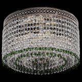 Люстра Венеция Капель №3 зеленая в Химках
