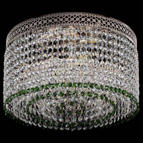 Люстра Венеция Капель №3 зеленая в Химках Гусь Хрустальный