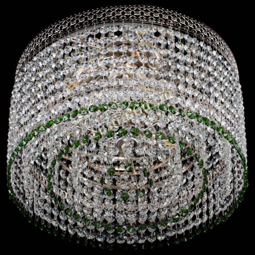 Люстра Венеция Капель №3 зеленая в Химках Гусь Хрустальный