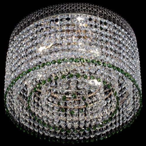 Люстра Венеция Капель №3 зеленая в Химках Гусь Хрустальный