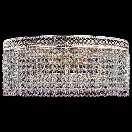 Люстра Венеция Капель №5 розовая в Химках Гусь Хрустальный