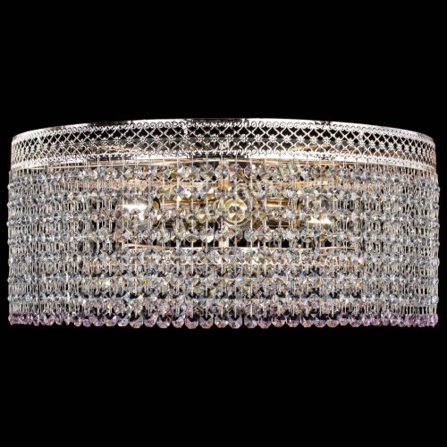 Люстра Венеция Капель №5 розовая в Химках Гусь Хрустальный