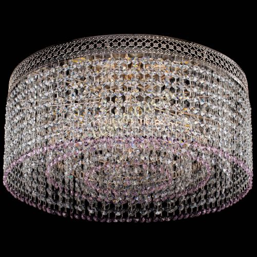 Люстра Венеция Капель №5 розовая в Химках Гусь Хрустальный