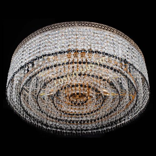 Люстра Венеция Капель №8 оптикон черная в Химках Гусь Хрустальный