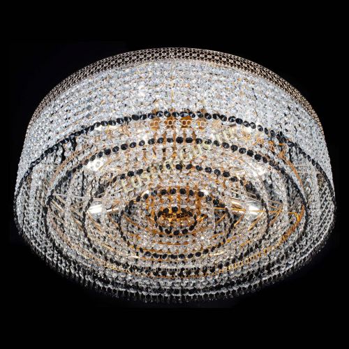 Люстра Венеция Капель №8 оптикон черная в Химках Гусь Хрустальный