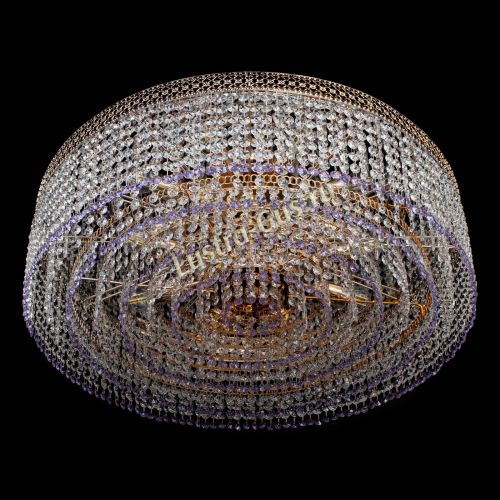 Люстра Венеция Капель №8 оптикон фиолетовая в Химках Гусь Хрустальный