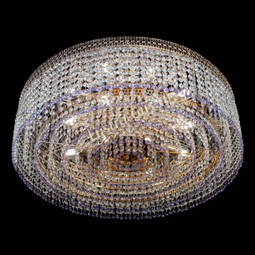 Люстра Венеция Капель №8 оптикон фиолетовая в Химках Гусь Хрустальный