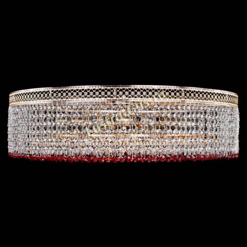 Люстра Венеция Капель №8 оптикон красная в Химках Люстра Венеция Капель №8 оптикон красная в Химках